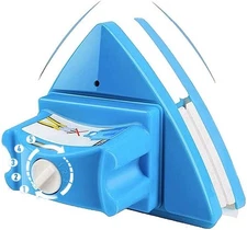 Double-sided window cleaner glass scraper blade, 5 gears adjustable magnetic