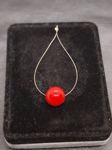Cuentas redondas de coral rojo japonés natural para hacer joyas - Imagen 2 de 13