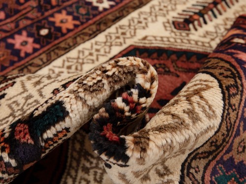 Hamedan Alfombra Persa Hecha a Mano 155x96cm-Nomadic, Oriente, Carpet, Manta - Imagen 11 de 12