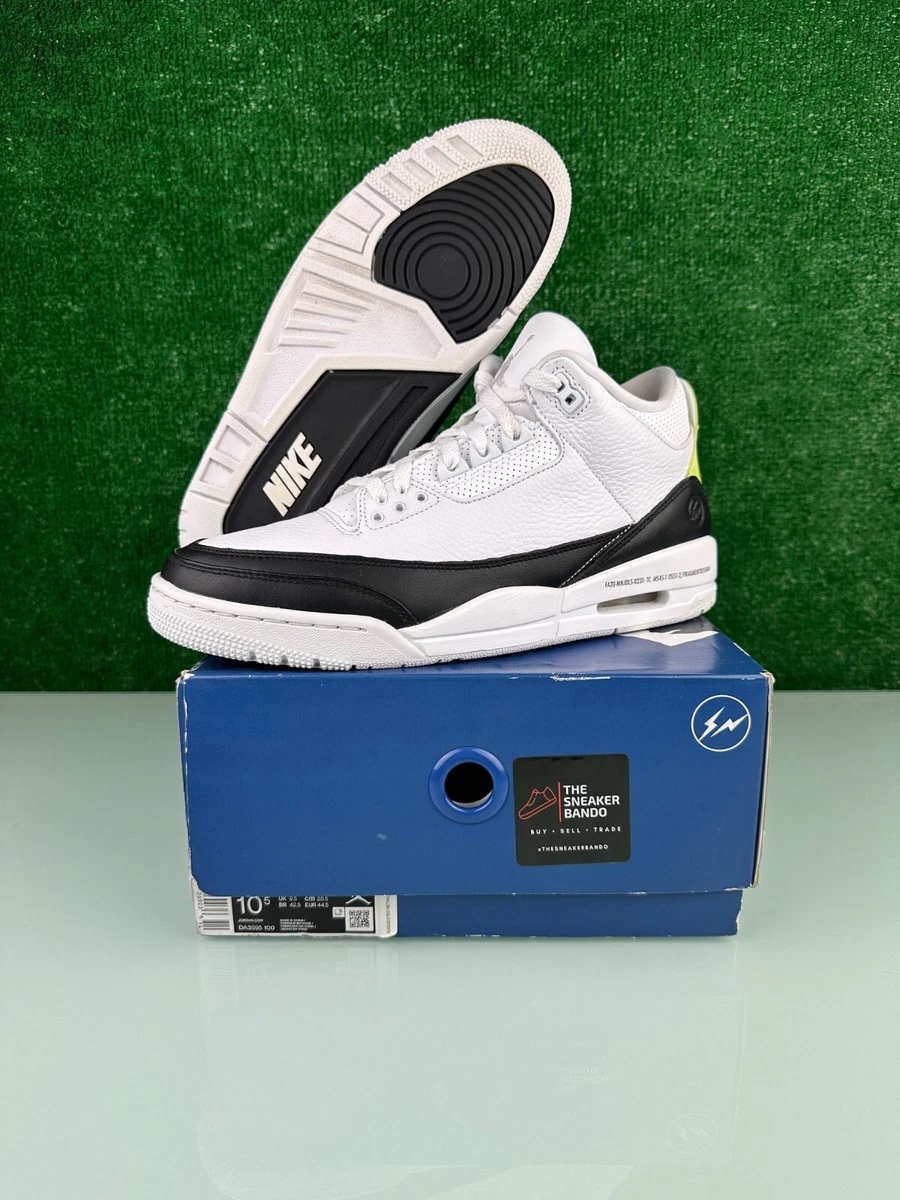 Jordan 3 Retro SP x Fragment Design Mid White for Sale