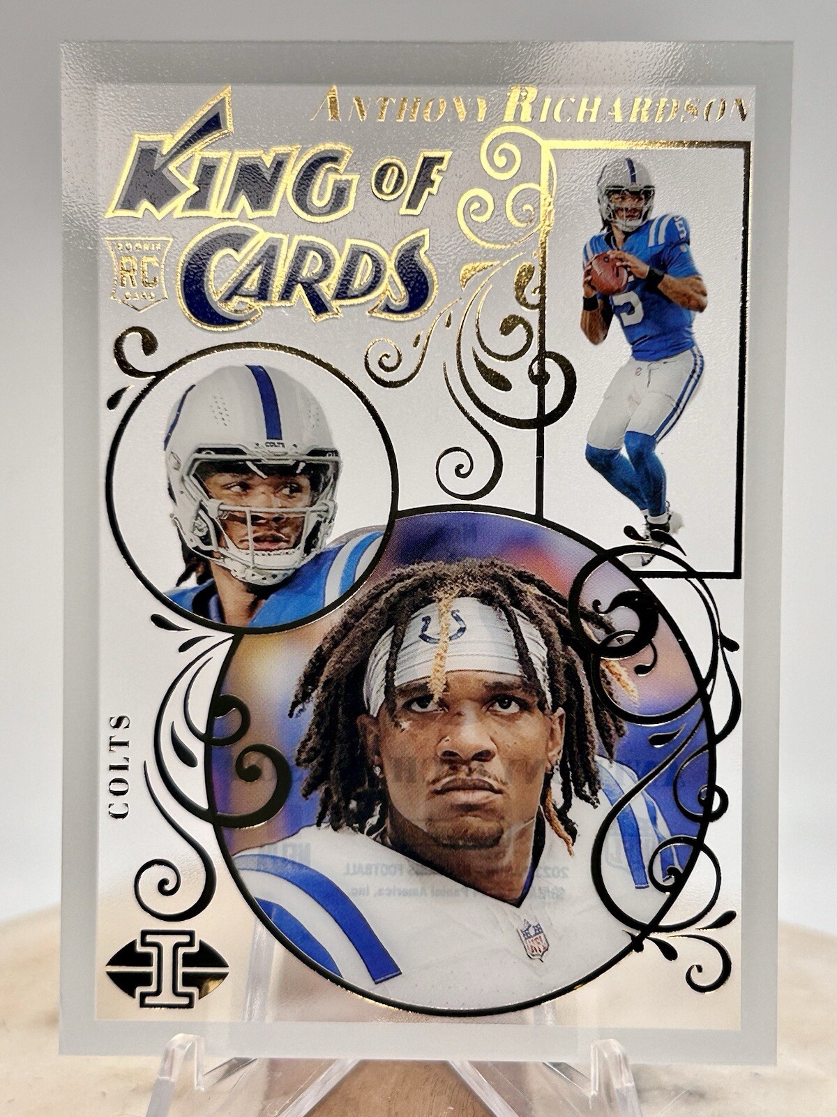 2023 Panini Illusions Anthony Richardson RC KING OF CARDS #14 Colts Rookie