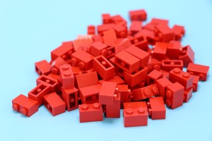 assorted lego bricks