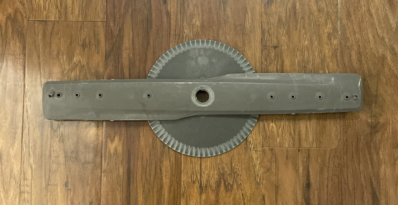 OEM Genuine Maytag Dishwasher Lower Spray Arm, W10330588, WPW10330588