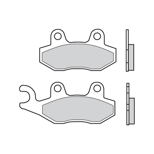 Rear Brembo SP Brake Pads for Triumph SPEED TRIPLE S 1050 2016 > 2018 - Picture 2 of 3