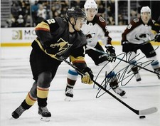 Vegas Golden Knights Erik Brannstrom Autographed Signed 8x10 NHL Photo COA #8