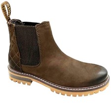 LADIES ELASTIC ANKLE DEALER BOOTS WOMENS SLIP ON LEATHER CHELSEA SHOES SIZE 3-8
