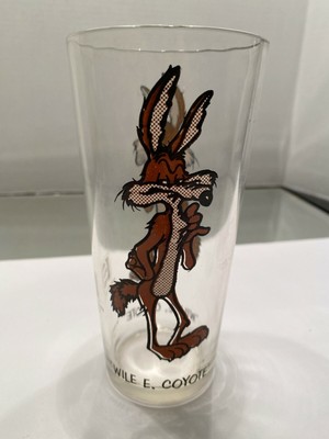 wile e coyote pepsi glass