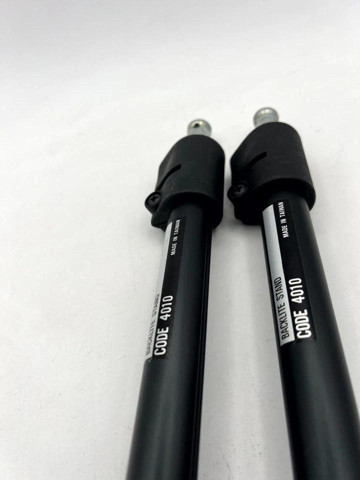 Lote 2 postes de montaje Manfrotto Backlite Stand 4010 solo negro altura ajustable Foto 3 de 4