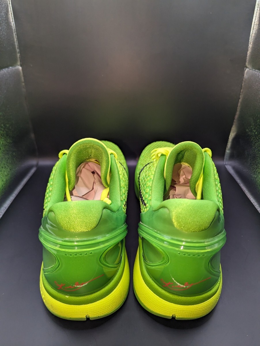 Size 12.5 - Nike Zoom Kobe 6 Protro Low Grinch for sale online | eBay
