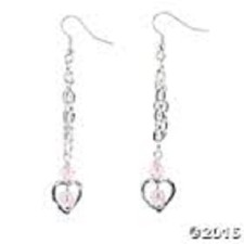 Silver Heart Earring Kit Jewelry Making Spring Valentine Day