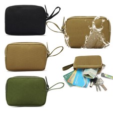 Key Case Small Tactical Military Coin Card Wallet Molle Pouch EDC Belt Bag