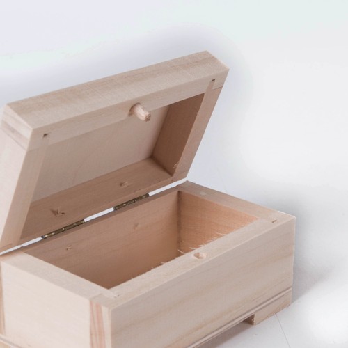 Selection of Wooden Chest Storage Boxes / Plain Wood / Small & Large Trunk Box - Picture 13 of 135