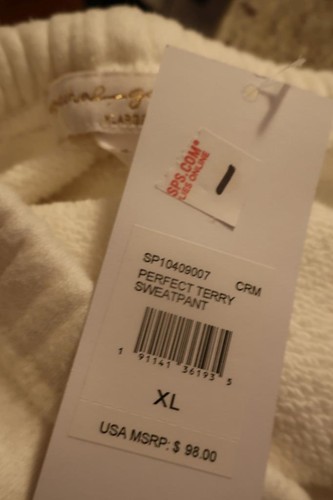 Neu mit Etikett Spirutal Gangster perfekte cremefarbene Damen-Jogginghose Frottee XL * - Bild 6 von 6