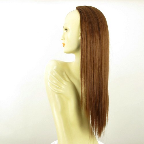 DT Half wig HairPiece extensions coppery golden brown 23.6 REF :14/30 - Imagen 2 de 7