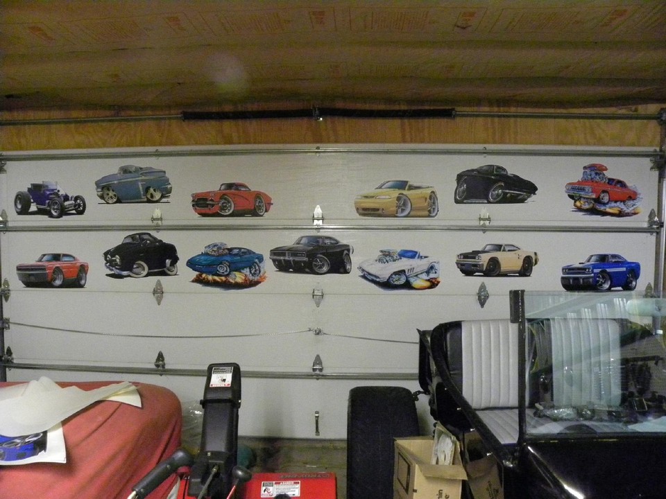 Ford Mustang 20052009 Cartoon Car Wall Decal Sticker Graphic Man Cave