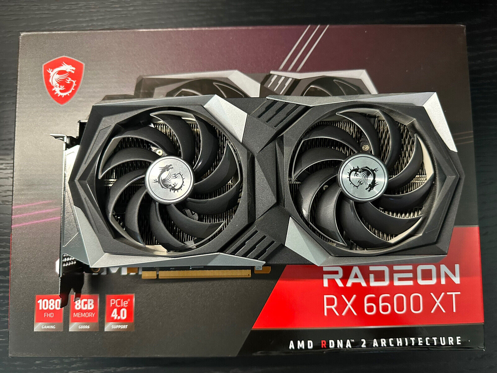 MSI Radeon RX 6600 XT GAMING X 8GB GDDR6 Graphics Card