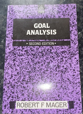 Goal Analysis by Robert F. Mager (Paperback, 1991) (25D)