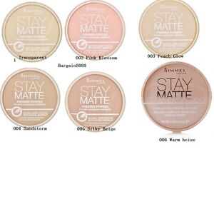 Rimmel Stay Matte Powder Colour Chart