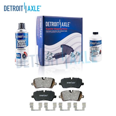 Rear Ceramic Brake Pads Hardware for 2017-2022 Land Rover Range Rover Discovery
