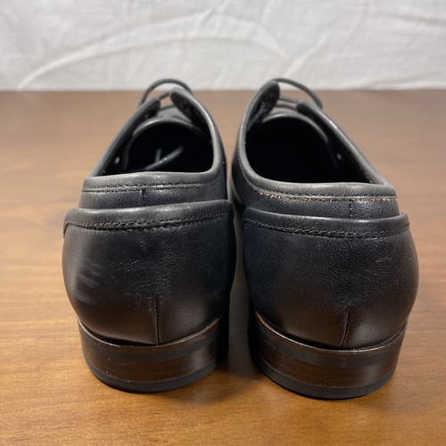 John Varvatos star USA punta piatta oxford L nero pelle pizzo uomo 8,5 - Foto 7 di 10