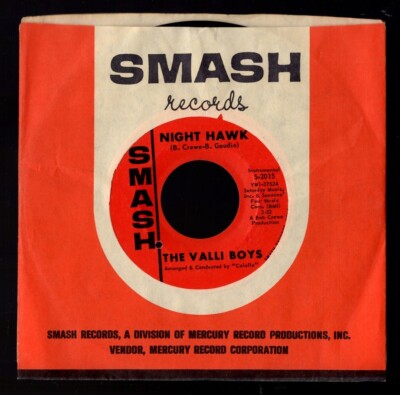 The Valli Boys / Frankie Valli Night Hawk / You're Gonna Northern Soul EX