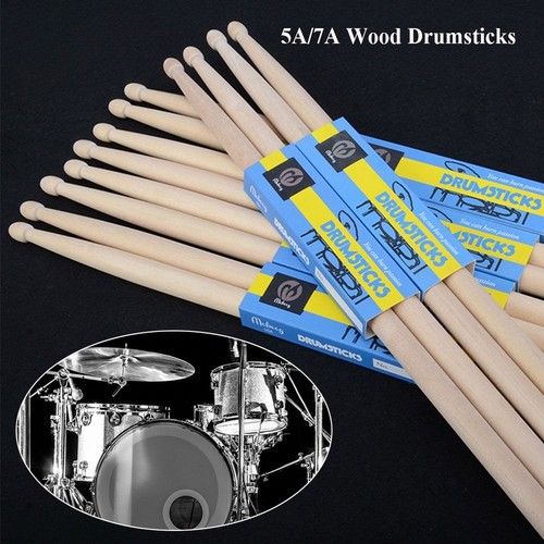 Wood Drumsticks Plastic Drum Sticks Musical Instrument Percussion Tool
