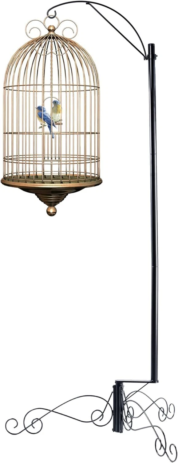 HOHIYA 61 Inch Bird Cage Stand Shepherd Hook Hanging for Pet Hummingbird Feed...
Opens in a new wind