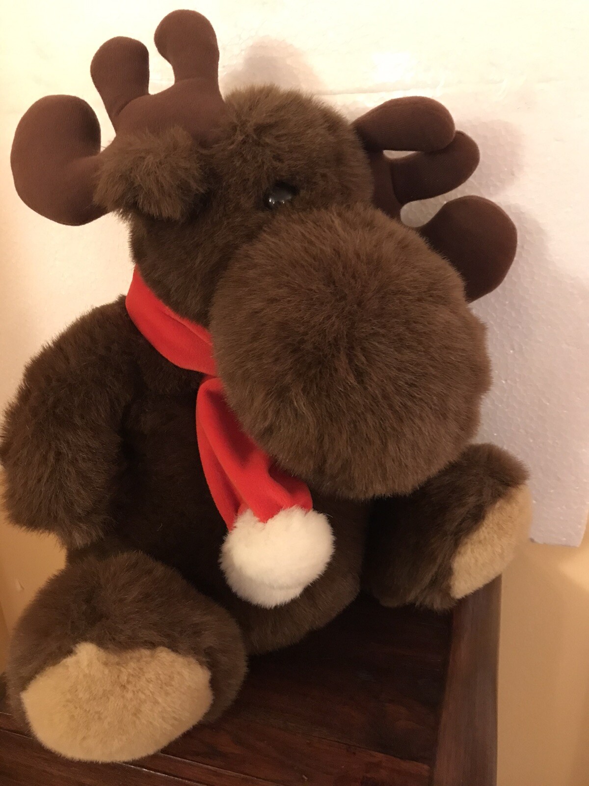 plush christmas moose