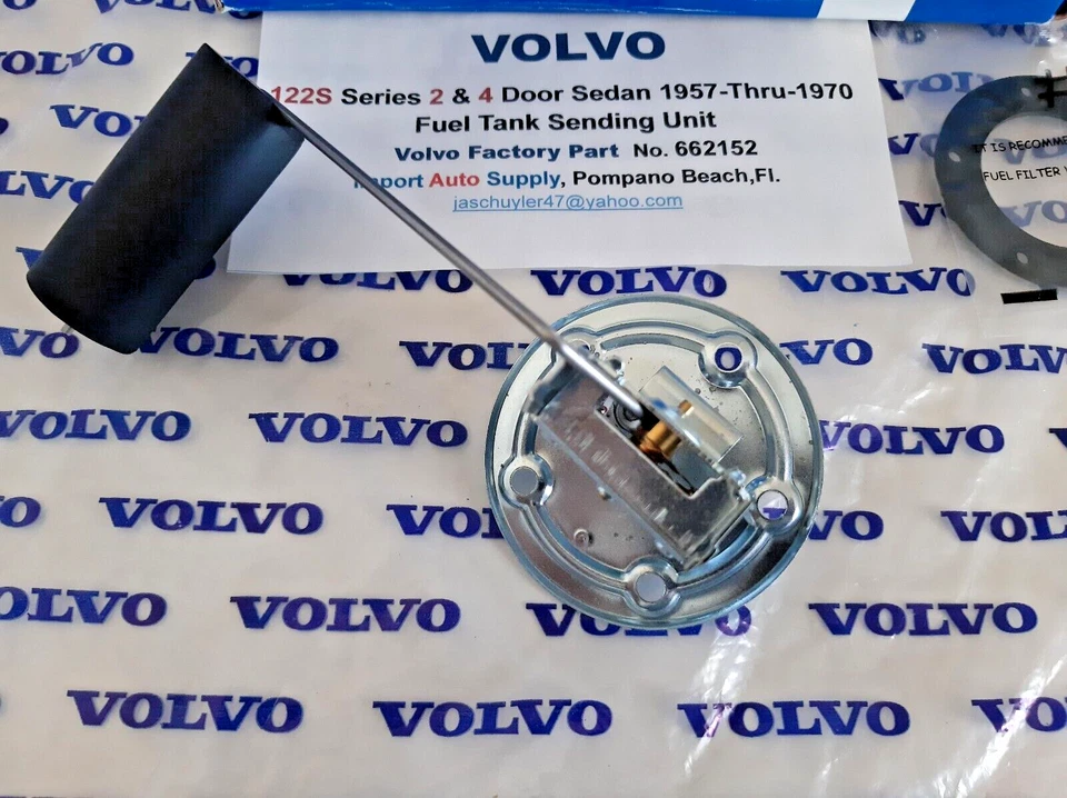 Unidad de envío de tanque de combustible Volvo 122S 2 y 4 puertas sedán 57-thru-70 - nueva reproducción Foto 3 de 3