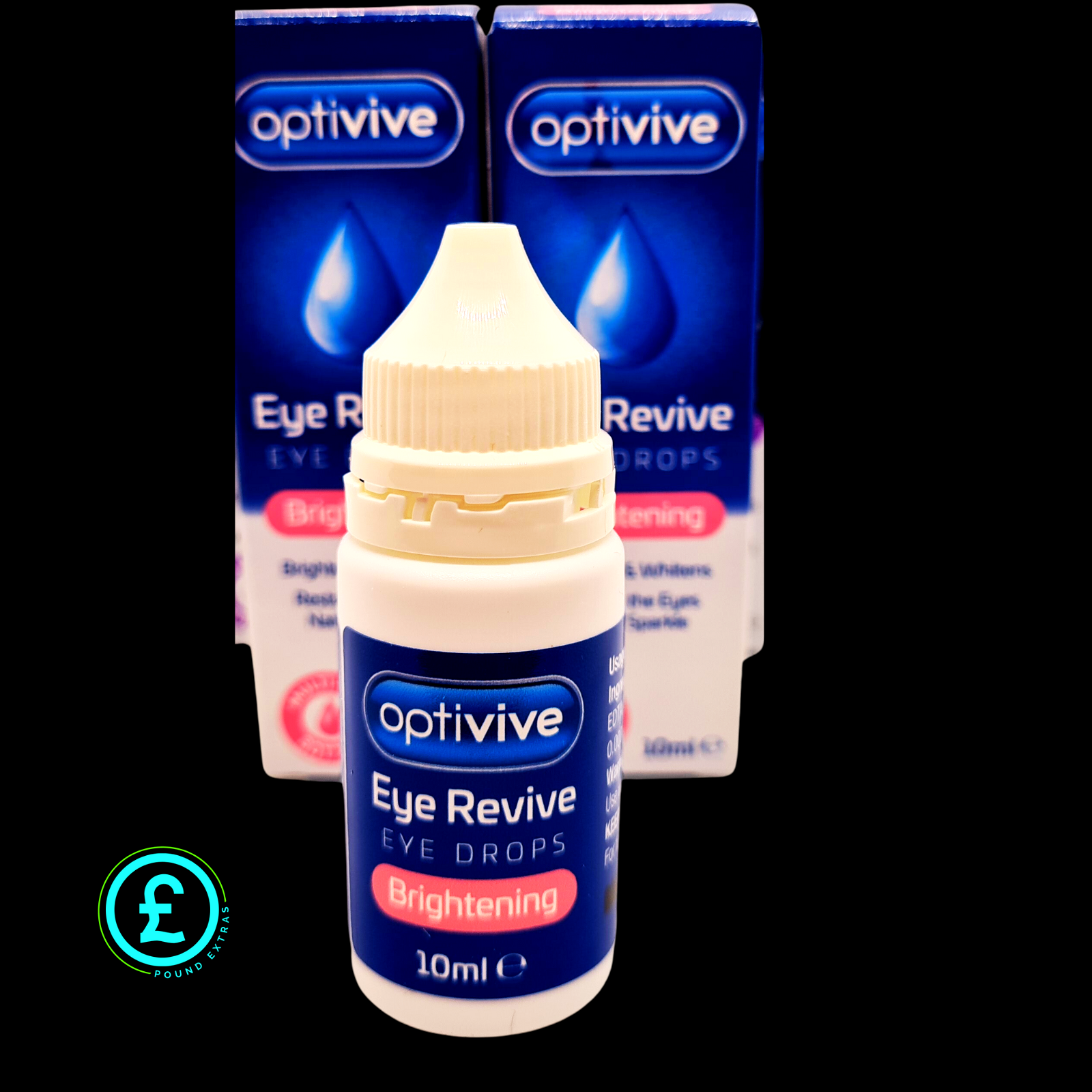Optivive Brightens Eye Drops Eye Revive Bright & Whitening Long