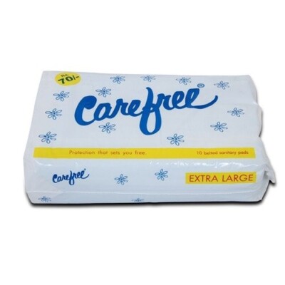 Carefree Sanitary Belted Napkins Regular / Extra Large Size