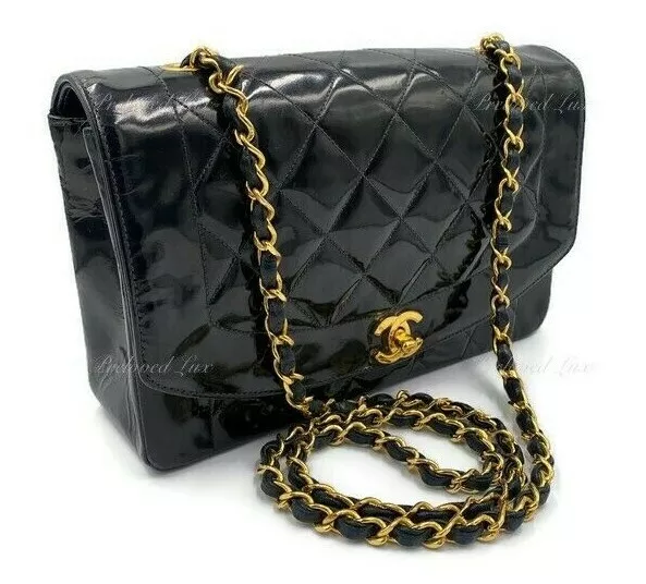 CHANEL Diana Classic Flap Quilted Leather Crossbody Bag-US