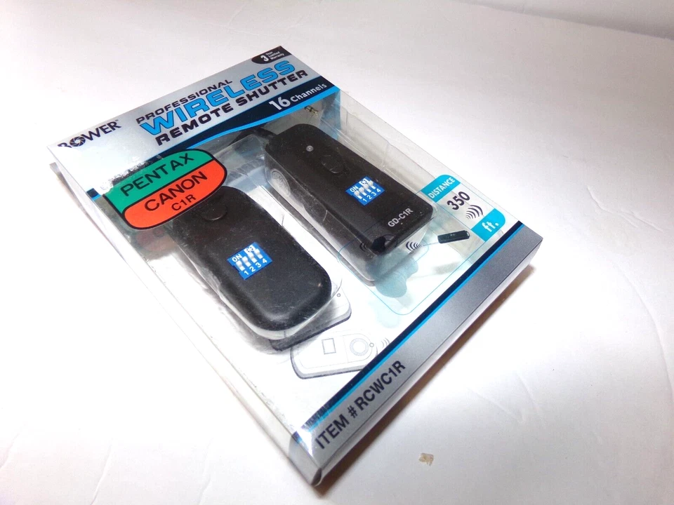 Bower Professional Wireless Remote Shutter for Canon and Pentax RCWC1R New - Image 3 of 3