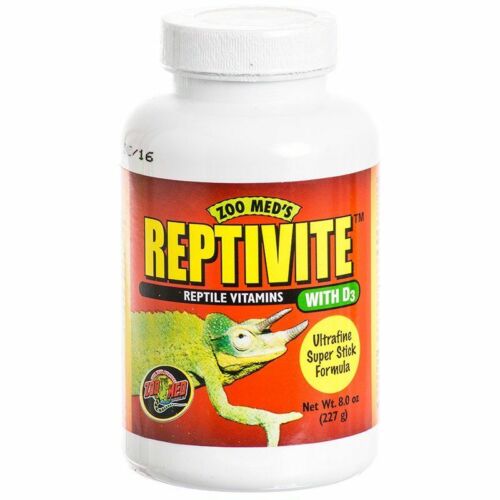LM Zoo Med Reptivite Reptile Vitamins with D3 8 oz | eBay