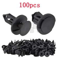 100pc Clips for 8mm Hole Plastic Rivets Retainer Fender Bumper Push Pin Fastener