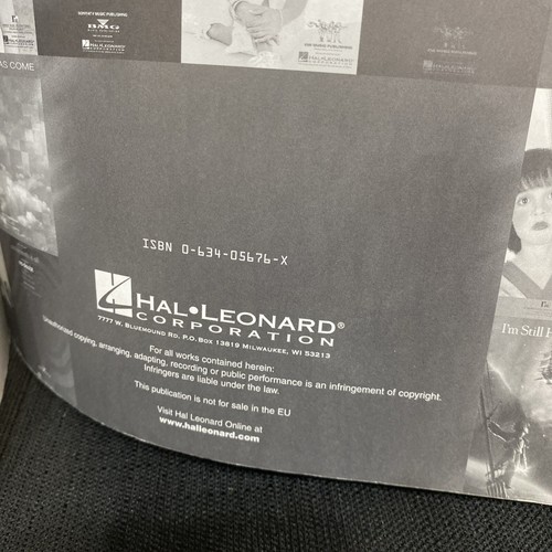 CHART HITS OF '02-'03 Piano Sheet Music Book Hal Leonard - Picture 4 of 6