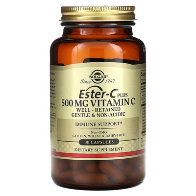 Ester-C Plus, Vitamin C, 500 mg, 90 Capsules