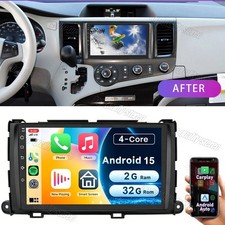 Android 15 Apple CarPlay Car Radio Stereo GPS...