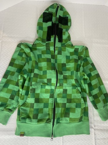Minecraft Kids Hoodie & Long Sleeve Shirt Bundle - Size Small (6/7) Creeper - Picture 5 of 12