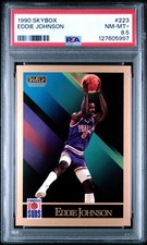 1990 SKYBOX #223 EDDIE JOHNSON PSA 8.5