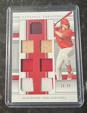 2020 Panini National Treasures - Game Gear Materials Sevens Alec Bohm...