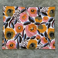 Marimekko Rosarium Floral Cotton Percale Pillow Sham Standard Size Bedding