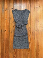 NWT Urban Outfitters Emanuelle Sparkly Sleeveless Mini Dress in Black XS