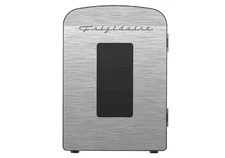 Frigidaire Portable 9-Can/6L Mini Fridge Brushed Stainless w/ Window EFMIS189-SS