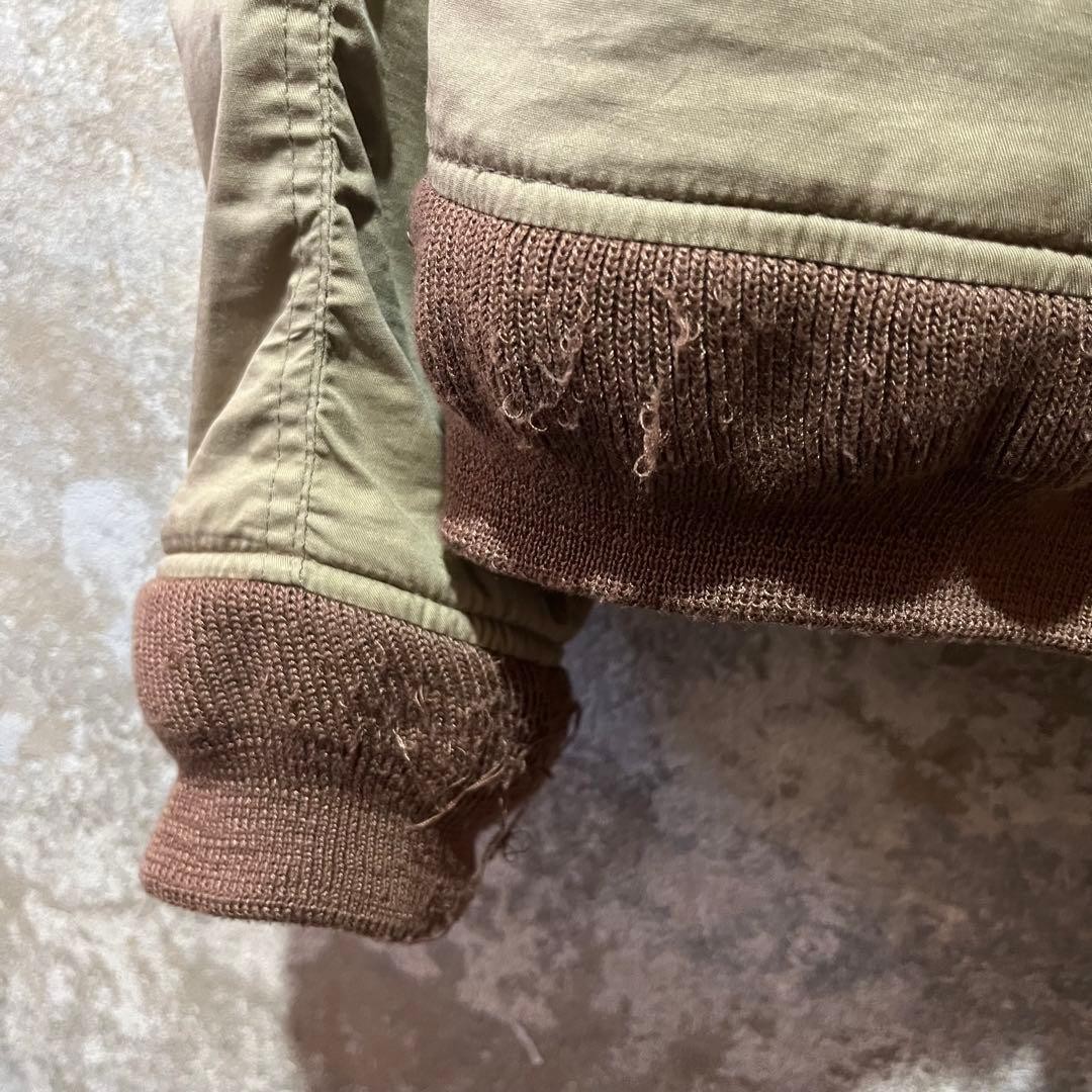 CLAY SMITH CAMS Patch Flight Jacket Beige LLW Siz… - image 12