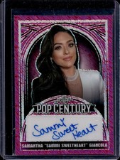 Leaf Pop Century 2024 SAMANTHA SAMMI SWEETHEART GIANCOLA 2/7 Auto Card BA-SG1