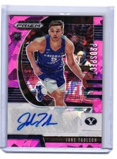 2020 Jake Toolson Prizm Draft Prospect Pink Ice Prizm  Auto  RC #PA-JT (H190)