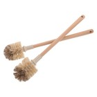 2 Stück Badezimmer-Toilettenbürste: 20,3 cm große