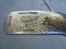 Antique BURKE PlayRite Putter 9 Hickory Stick