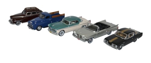 OXFORD 1/87 CHRYSLER CENTENARY 5 PIECE SET 87SET003